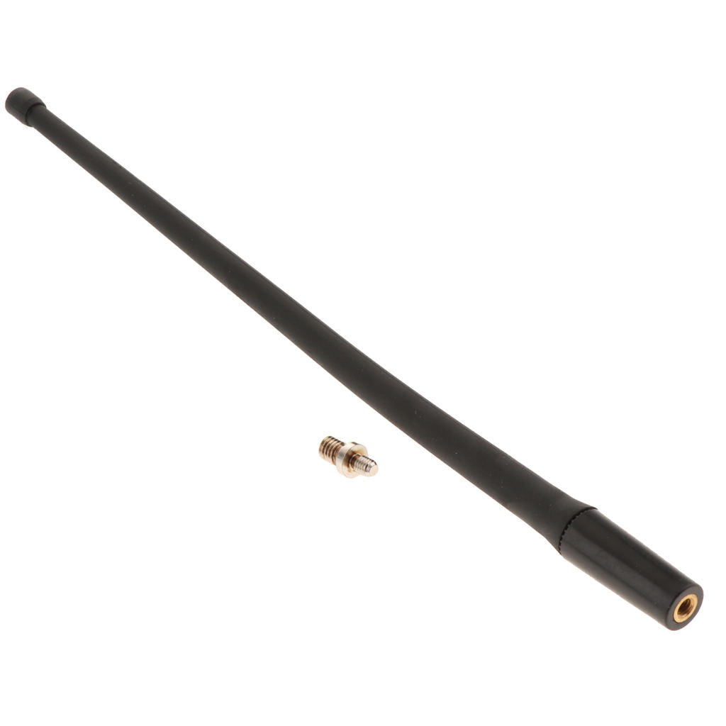 13 Inch Car Off-Road Radio AM/FM Antenna with Strew for (07-19) Jeep Wrangler JK Black