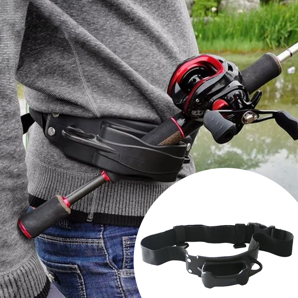 Waist Pole Holder Equipment Fishing Rod Holder Belt Support Stand up Harness for Men Outdoor Fishing Father