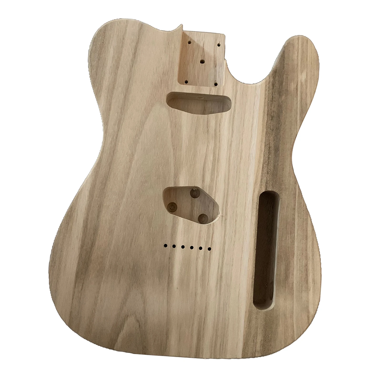 Unfinished Guitar Body Maple Wood Electric Guitar Replacement 39 x 32 x 4.2CM DIY Guitar Kit for T-style Guitar Parts