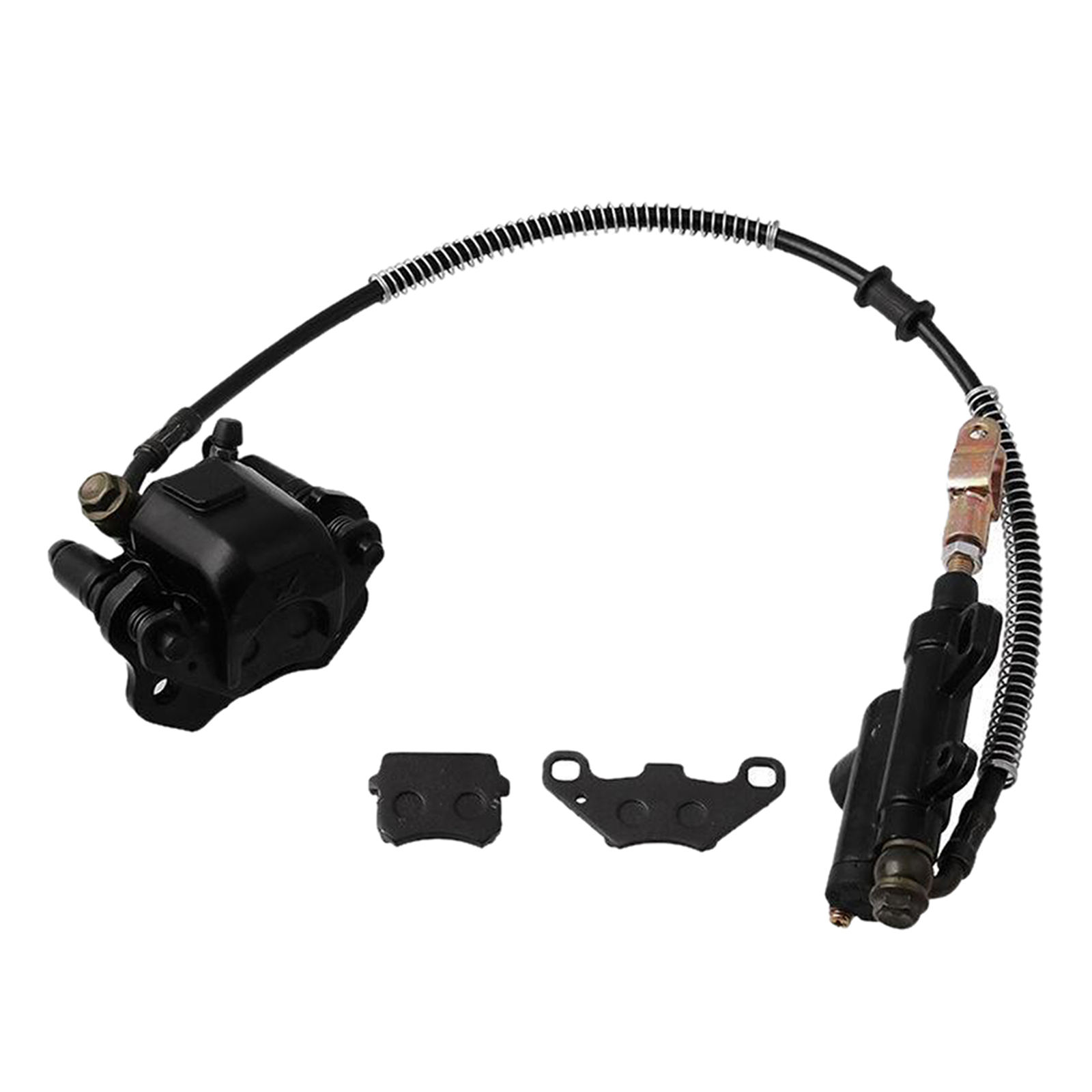 Rear Brake Master Cylinder Caliper Assembly for Taotao Boulder B1 ATV 50cc-125cc Black