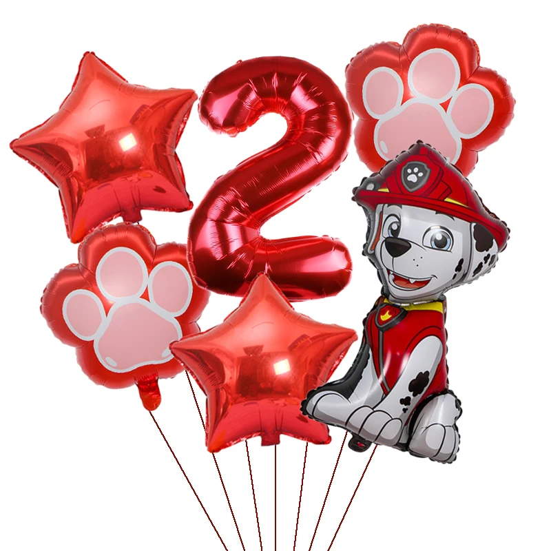 Paw Patrol Dog Kids Birthday Party Decoration Balloons