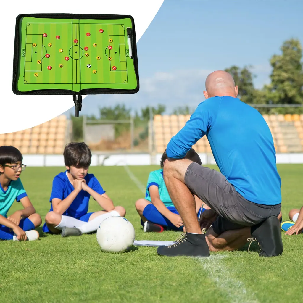Portable Football Soccer Coaching Board Teaching Assistant  Board