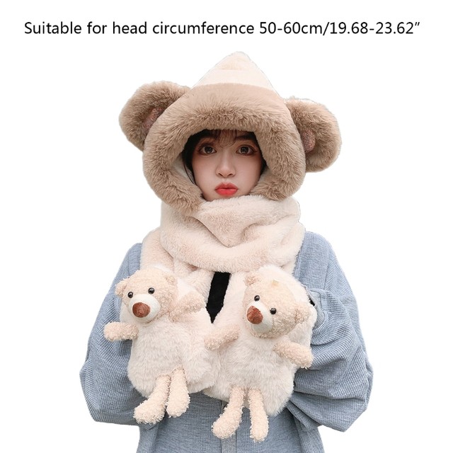 Hooded order Bear Scarf (Made to Order)