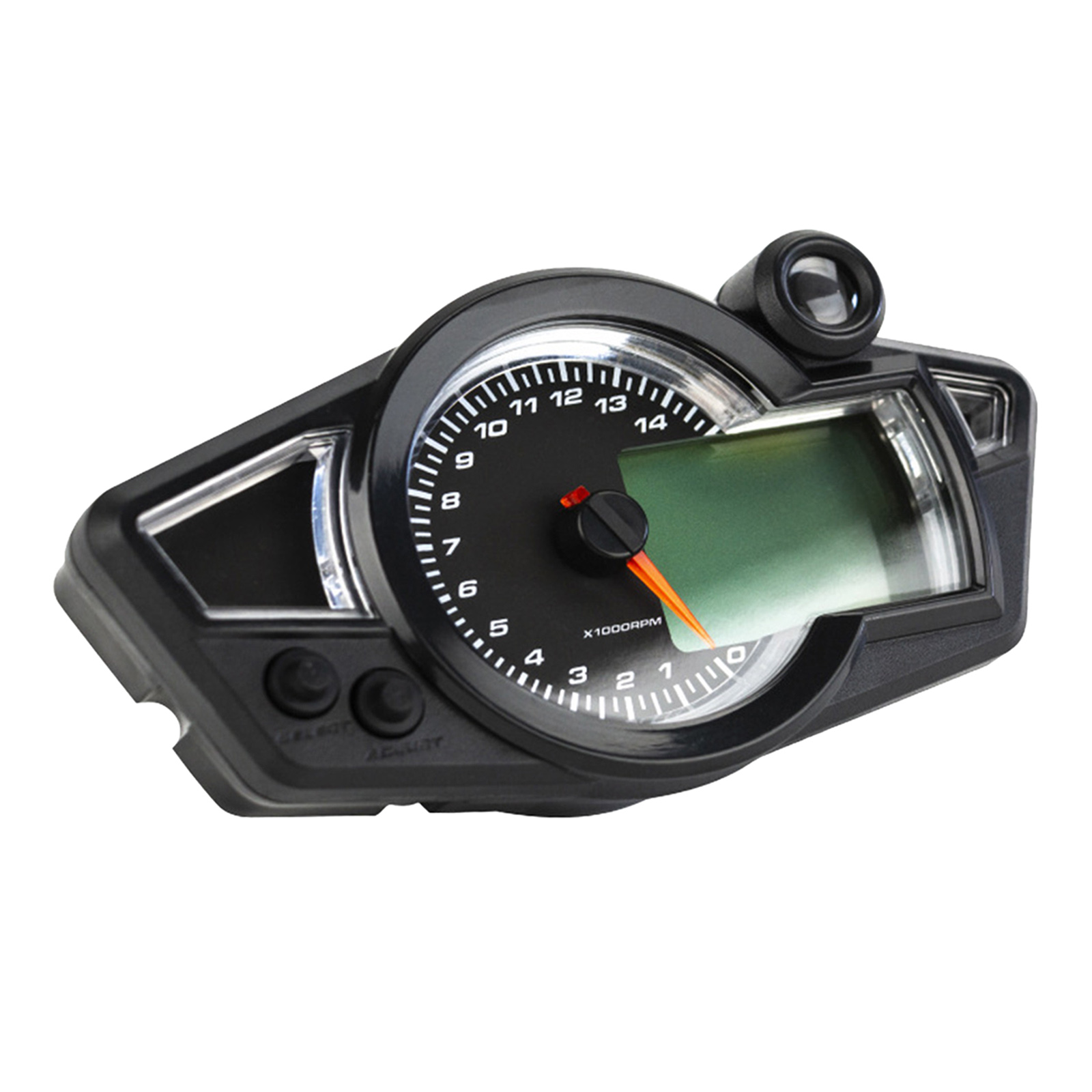 Motorcycle LCD Speedometer Gauge Universal Mechanical with Indicator Digital Gauge Fit for Motorbikes Supplies Riding Dashboard