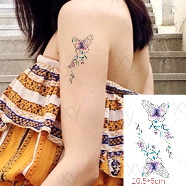 Amazon.com : Tazimi 40 Sheets Flower Temporary Tattoos for Girl Kids -Rose  Peony Lavender Butterfly Dragonfly Hydrangea Flower Collection Face Arm  Body Tattoo Sticker Watercolor Flower Tattoos for Child Birthday Party  Favors