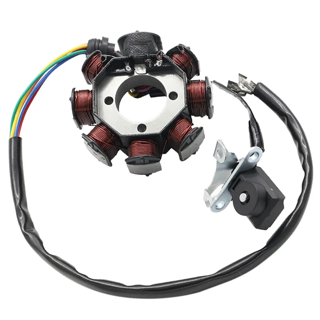 12V Metal New Magneto Stator Ignition Coil Armature Module fit for ATV Motorcross Motorbike