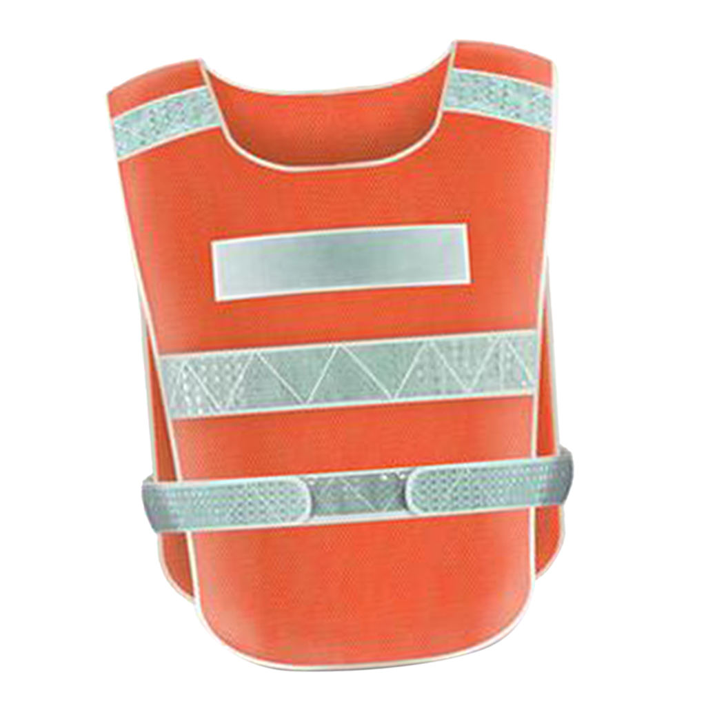Adjustable Waist Hi-Vis Reflective Safety Vest for Running Construction Workwear