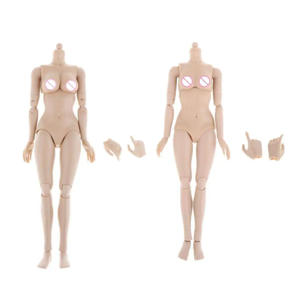 1/6 Scale 10 Inches Female Body Model Super Flexible Synthetic Human Women Body Action Figure Figurine