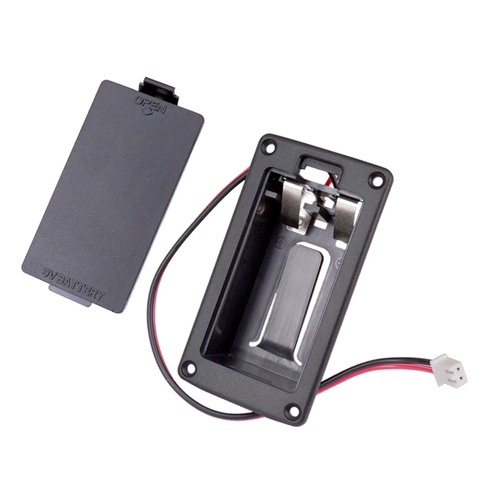 Active Bass Guitar Pickup 9V Battery Boxs 9 volts Battery Holder/Case/Compartment Cover