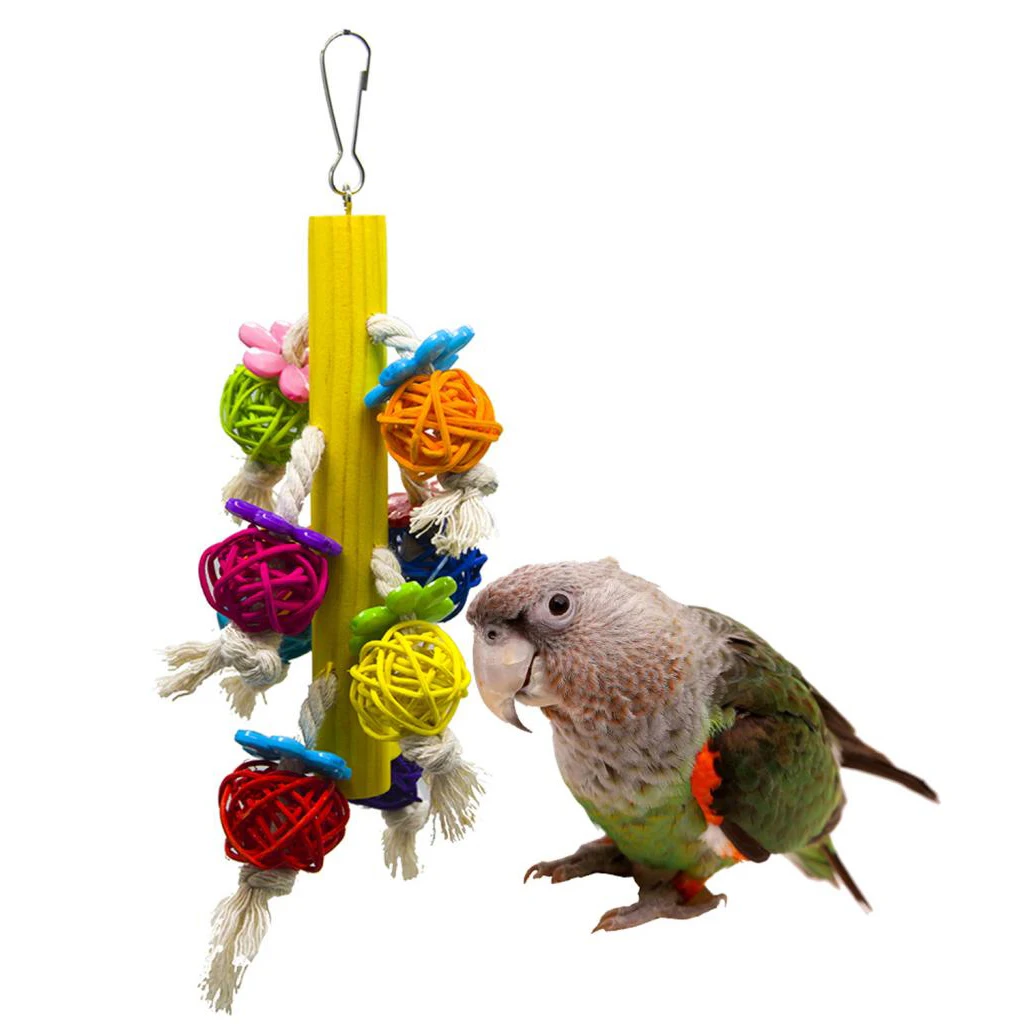 Parrots Chew Toys Hanging Chewing Toys For Bird Parrots Lovebirds Macaws