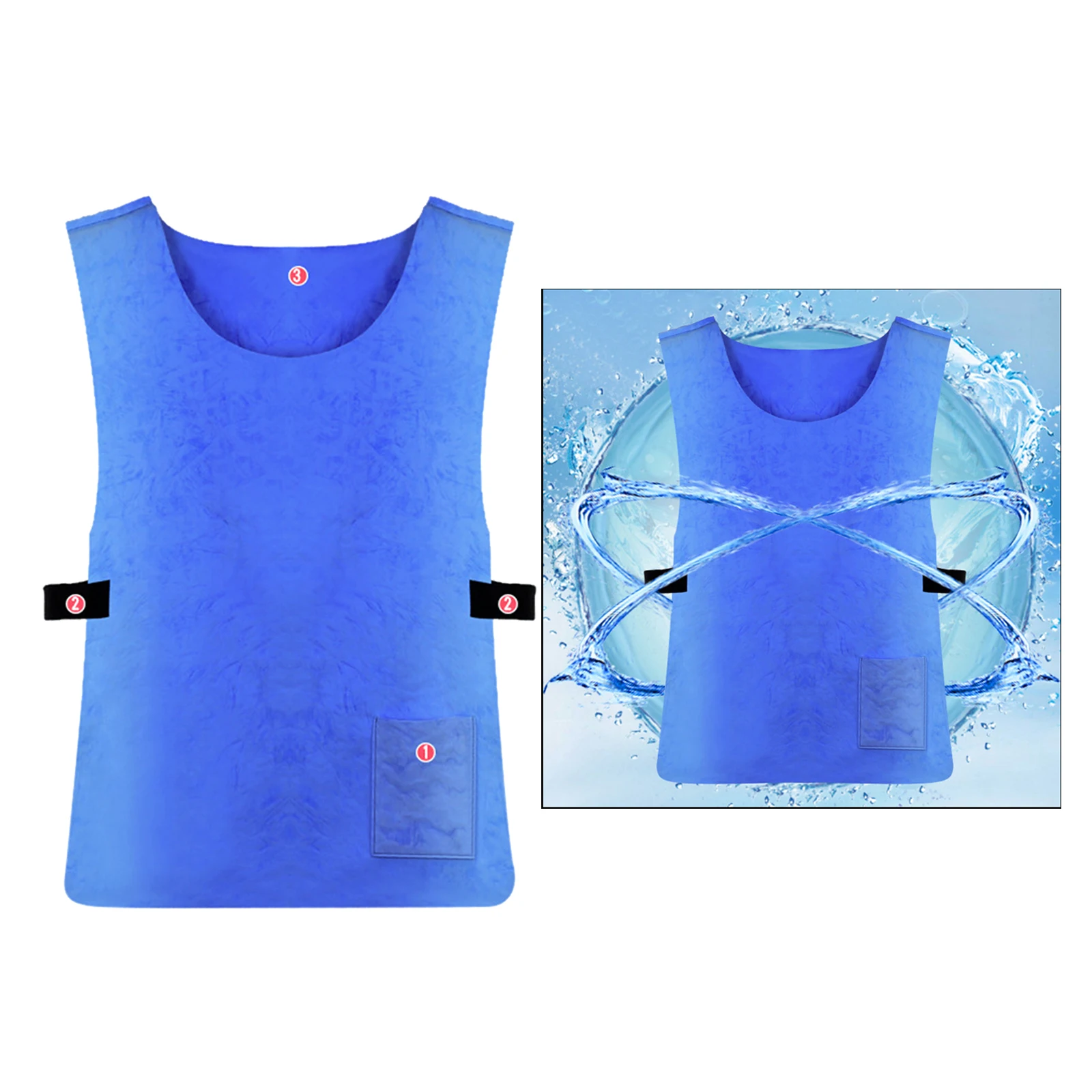 Summer Fast Cool Shirt Ice Vest Cooling Clothing Protect Heatstroke Vest