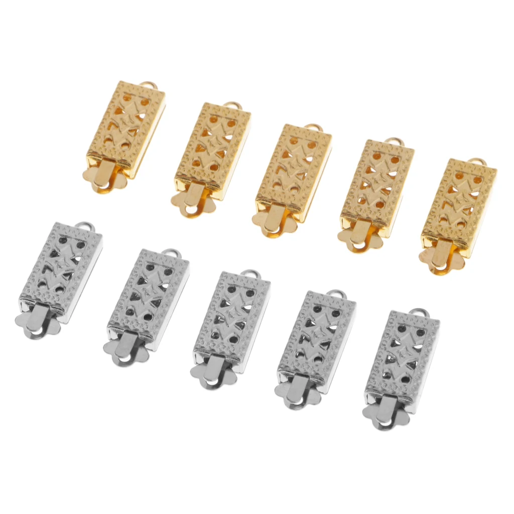 10pcs Copper Connectors Clasps Jewelry Findings Making DIY Accessories