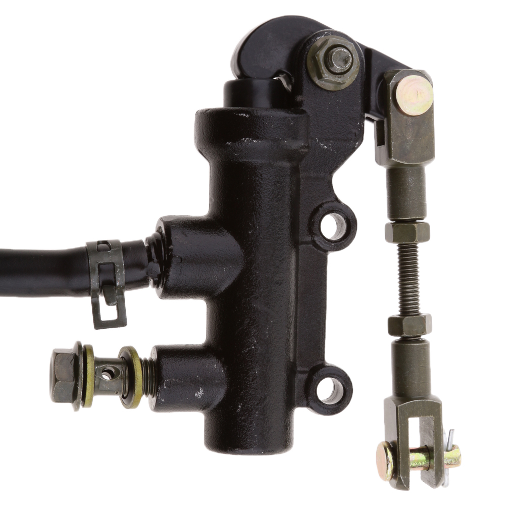 Motorcycle Rear Brake Master Cylinder with Reservoir for 50cc 70cc 90cc 110cc