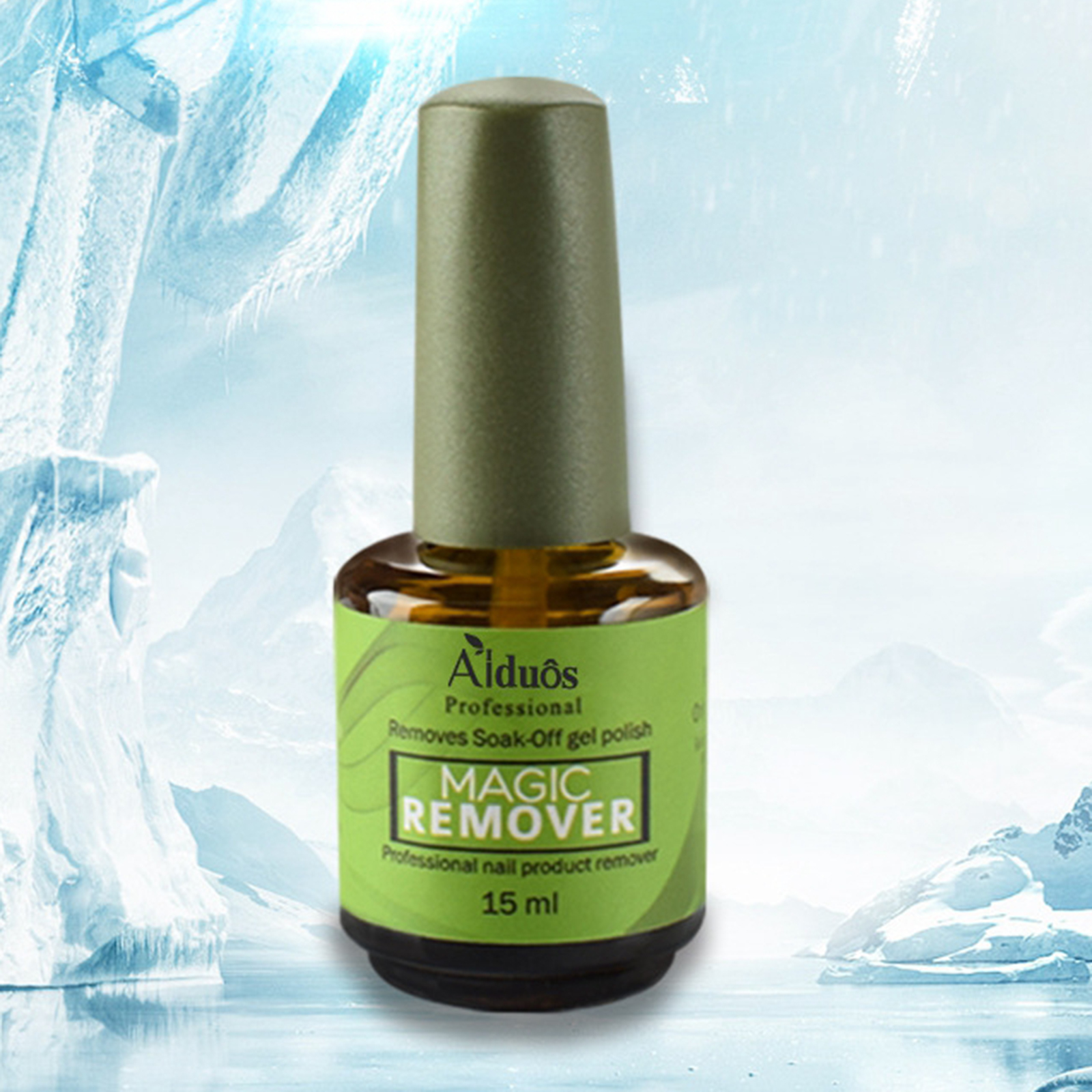 Magic Nail Polish Remover,Professional Easily & Quickly Removes Soak-Off Gel Nail Polish in 3-5 Minutes,15ml