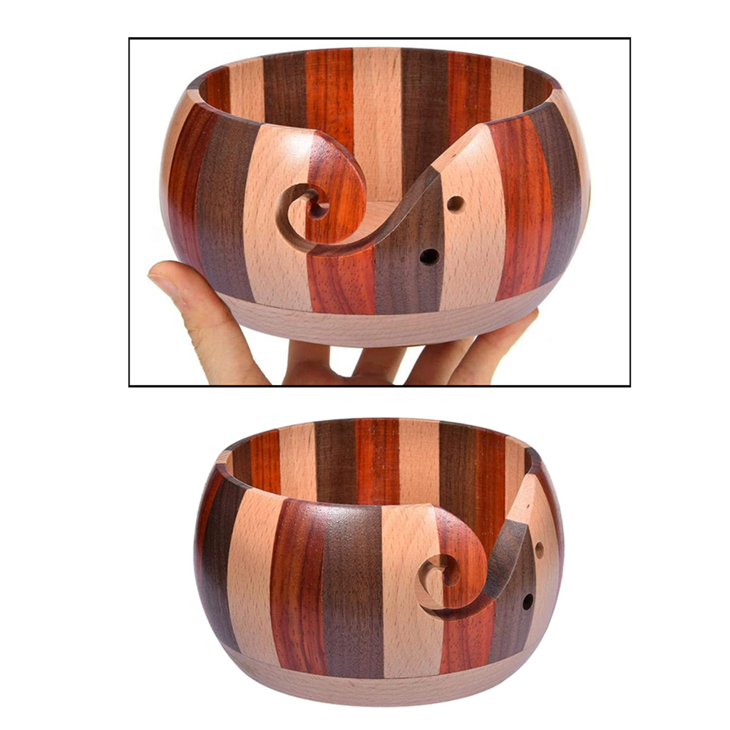 Yarn Bowl for Knitting, Crochet - Beautiful Gifts on All Occasions for Moms and Grandmothers 15cm