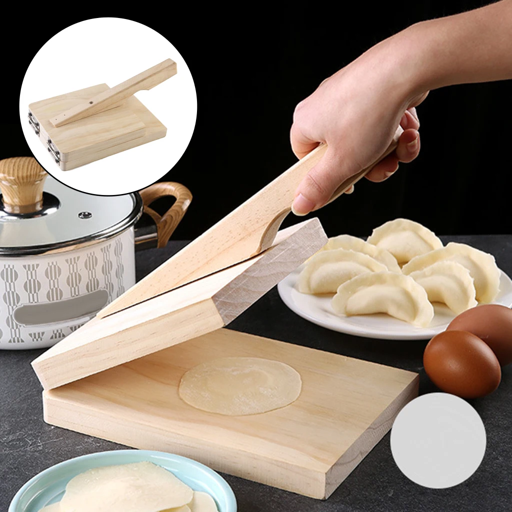 Dough Pressing Tool Dough Presser Dumpling Skin Wood Dumpling Pressing Tool Dough Presser Dumpling Wrappers Presser