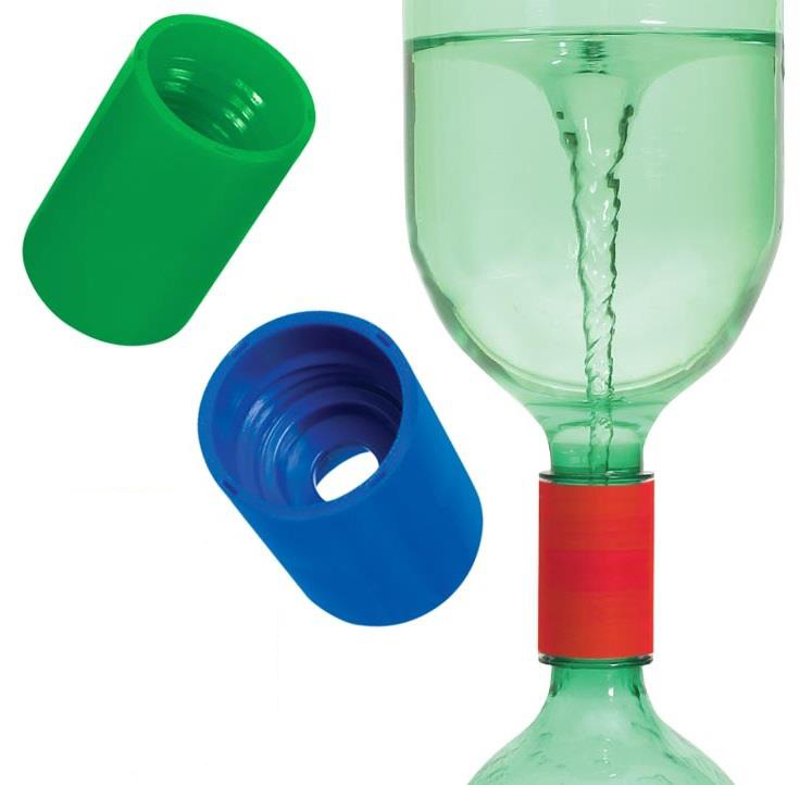 2pcs     Water Bottle Educational Toy Experiment Science Cyclone Tube for children