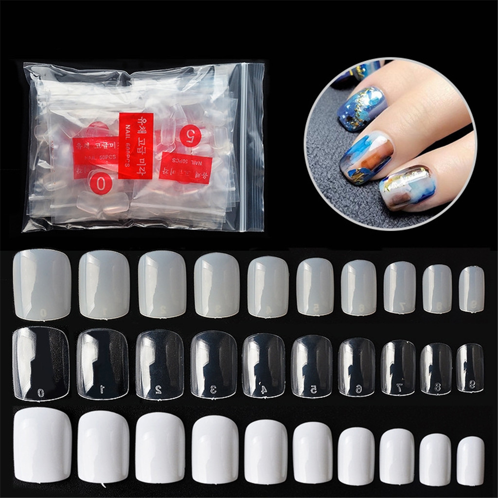 500 Pcs Pro False Nail Tips Polish Rack Nail Art Practice Nontoxic Odourless