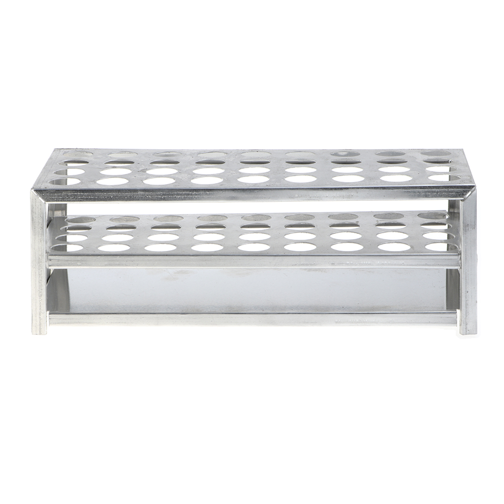 Aluminum Test Tube Rack For Lab Testing Shot Glasses Tube Spice Display 