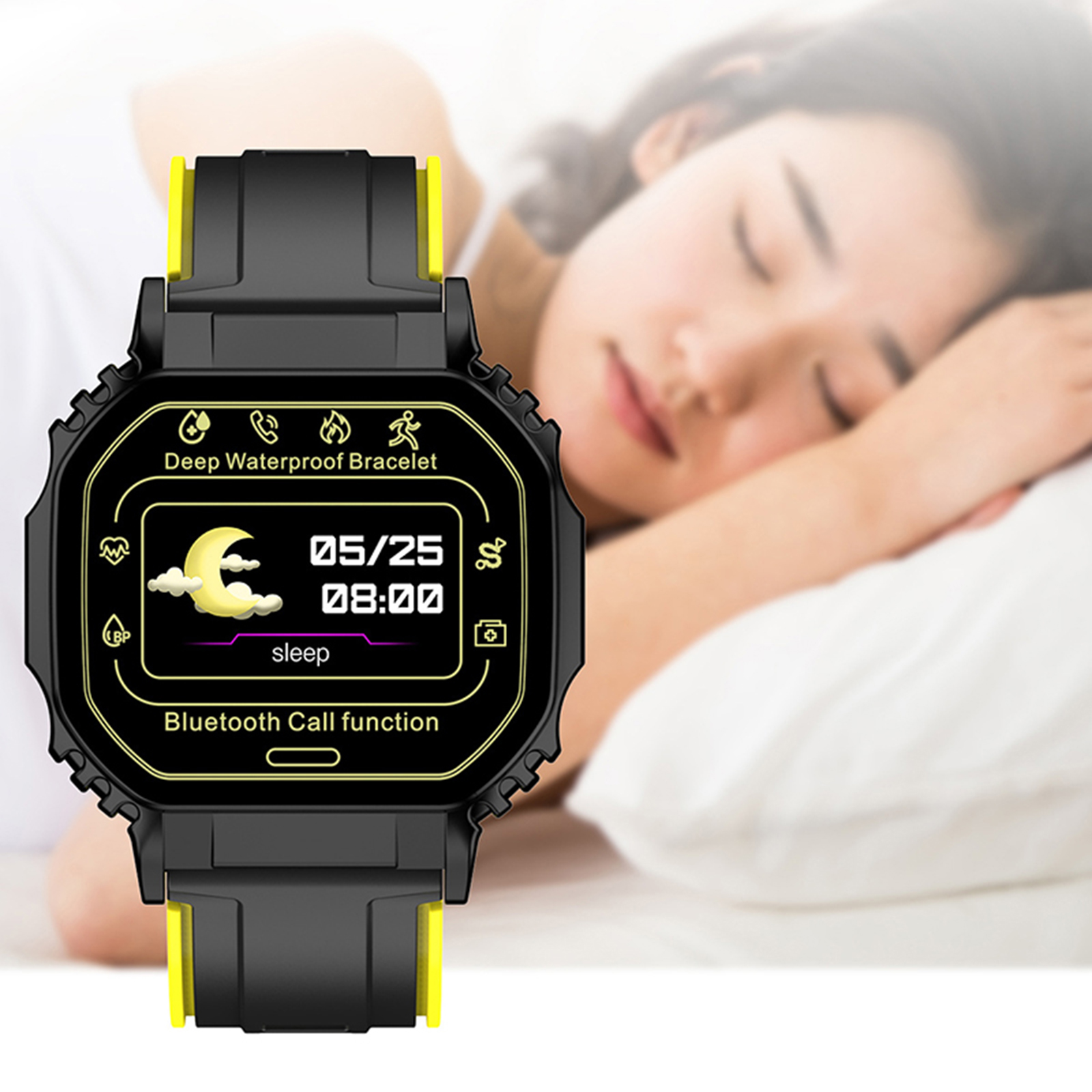 2021 B2 Sports Smart Watch Smartwatch Alarm Clock Sleep Monitor Fitness Tracker IP67 Waterproof Bracelet For Android IOS