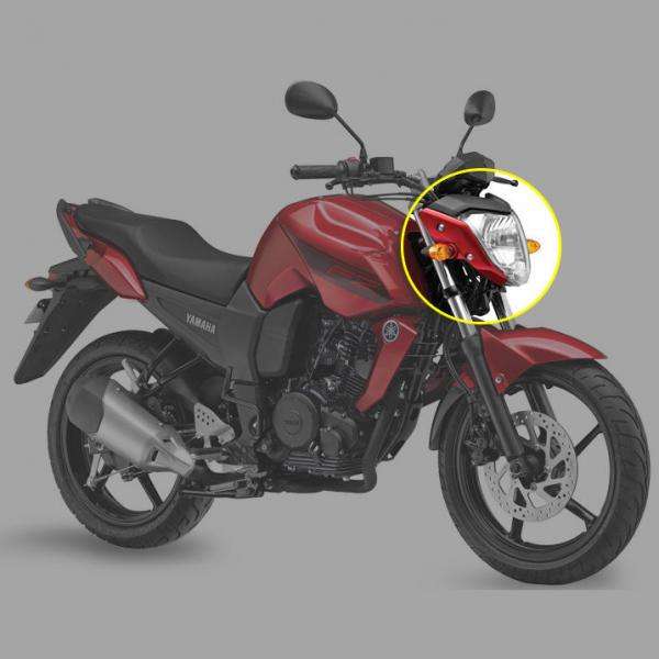 Front Headlight For Yamaha Fz16 1999 Yamaha Yzf R1 Abs Plastic White Light