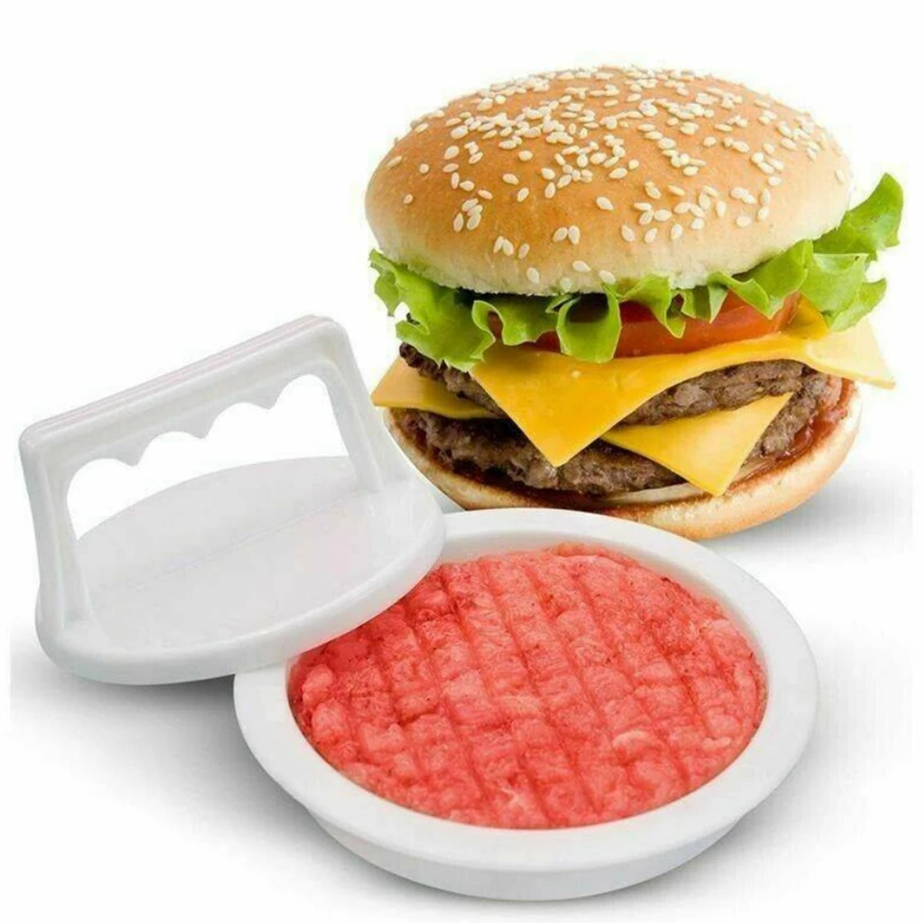 YLXT Burger Press Patty Maker Aluminum Non-Stick Hamburger Presses Cheese Nut Veggie Burger Cookery Barbecue Mold for Meat 
