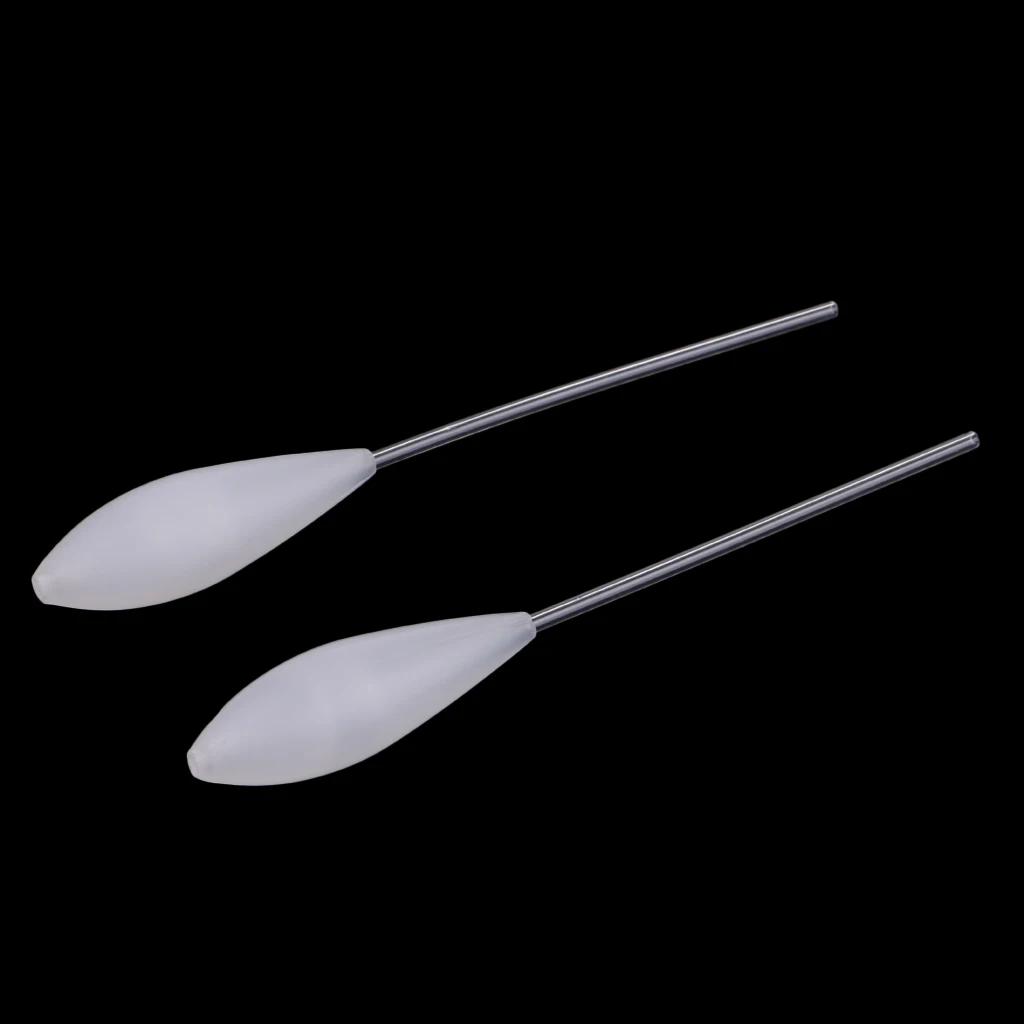 2 Pieces Acrylic Bombarda Fishing Floats for Carp Coarse Trout Bass Sea Lure Fishing Tackle Accessories 5.7g 8.4g 10g 12.6g