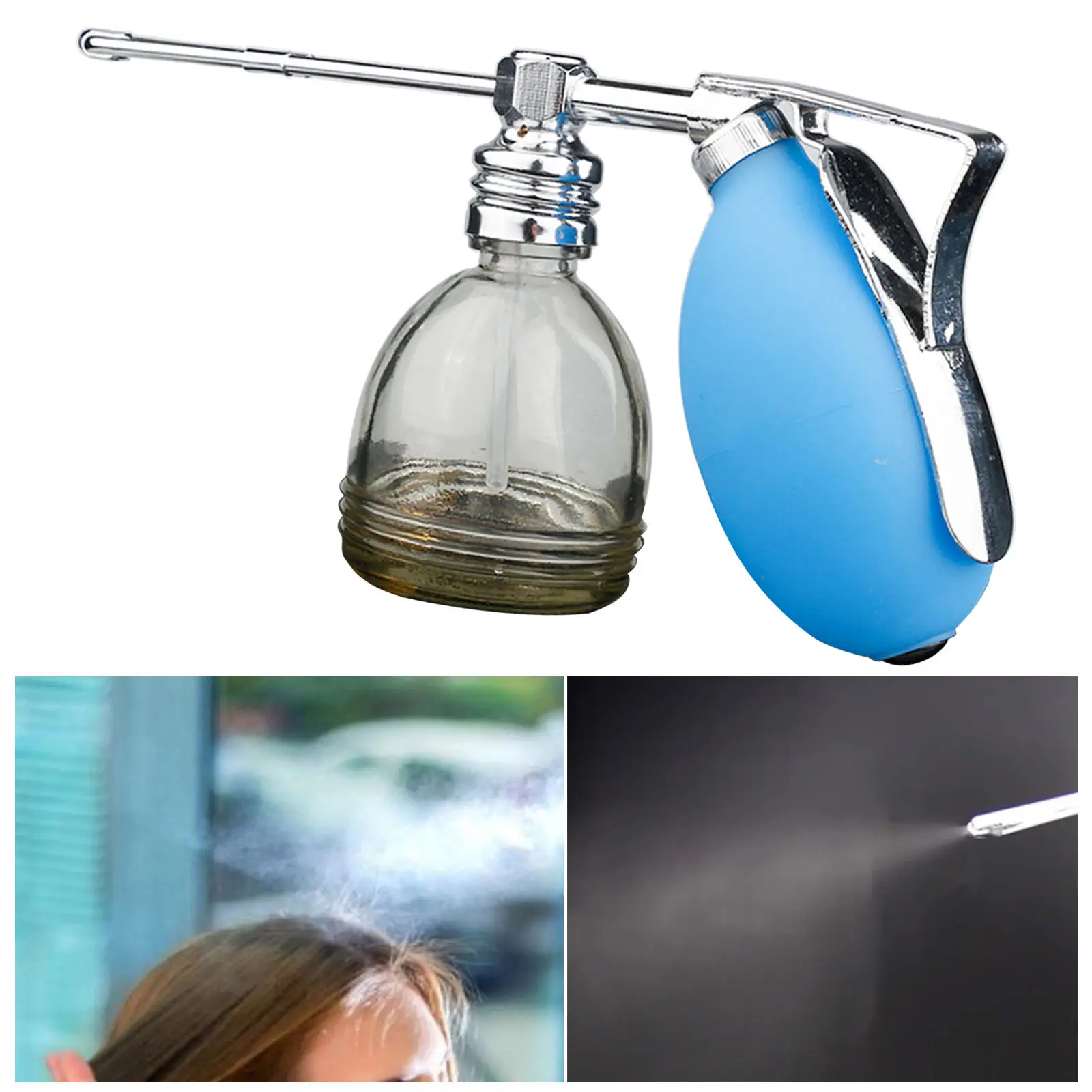 Powder Air Blower Silicone Talcum Air Blower Puffer for Home use Barbers Hair Salon