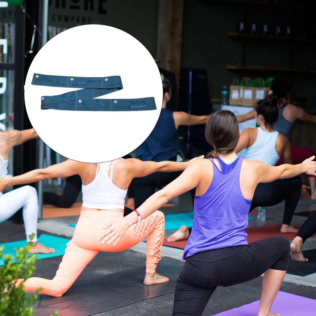 Premium Yoga Stretch Strap - Leg Stretch Band Flexibility Training Stretching Out Strap Band, Exercise Pilates Dance Stretcher
