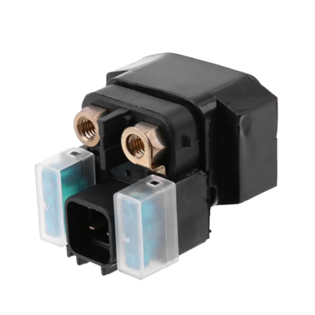 Black Rubber Motors Starter Relay Solenoid Switches Fit For Suzuki VL1500 GSXR600 GSXR600F Easy to install