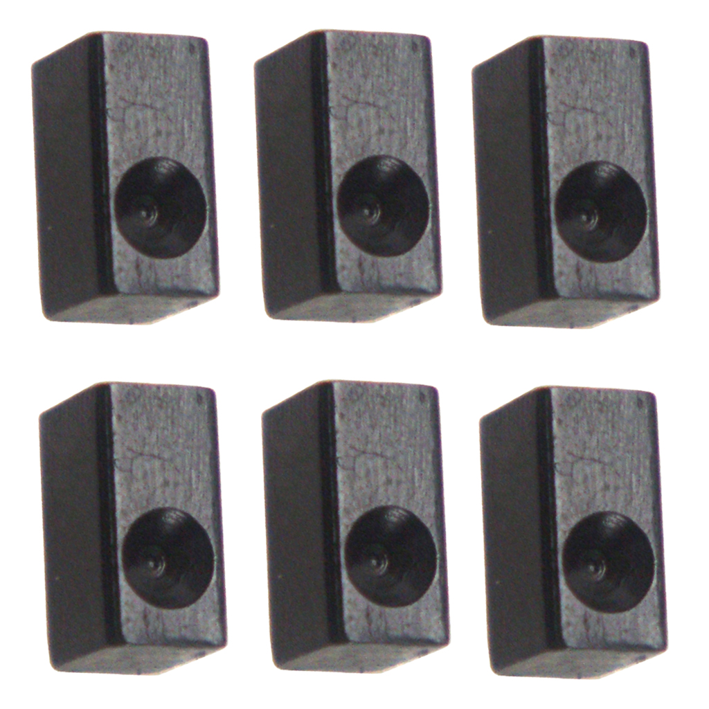 6pcs Bridge Saddle Insert Blocks For Electric Guitar Double Locking System