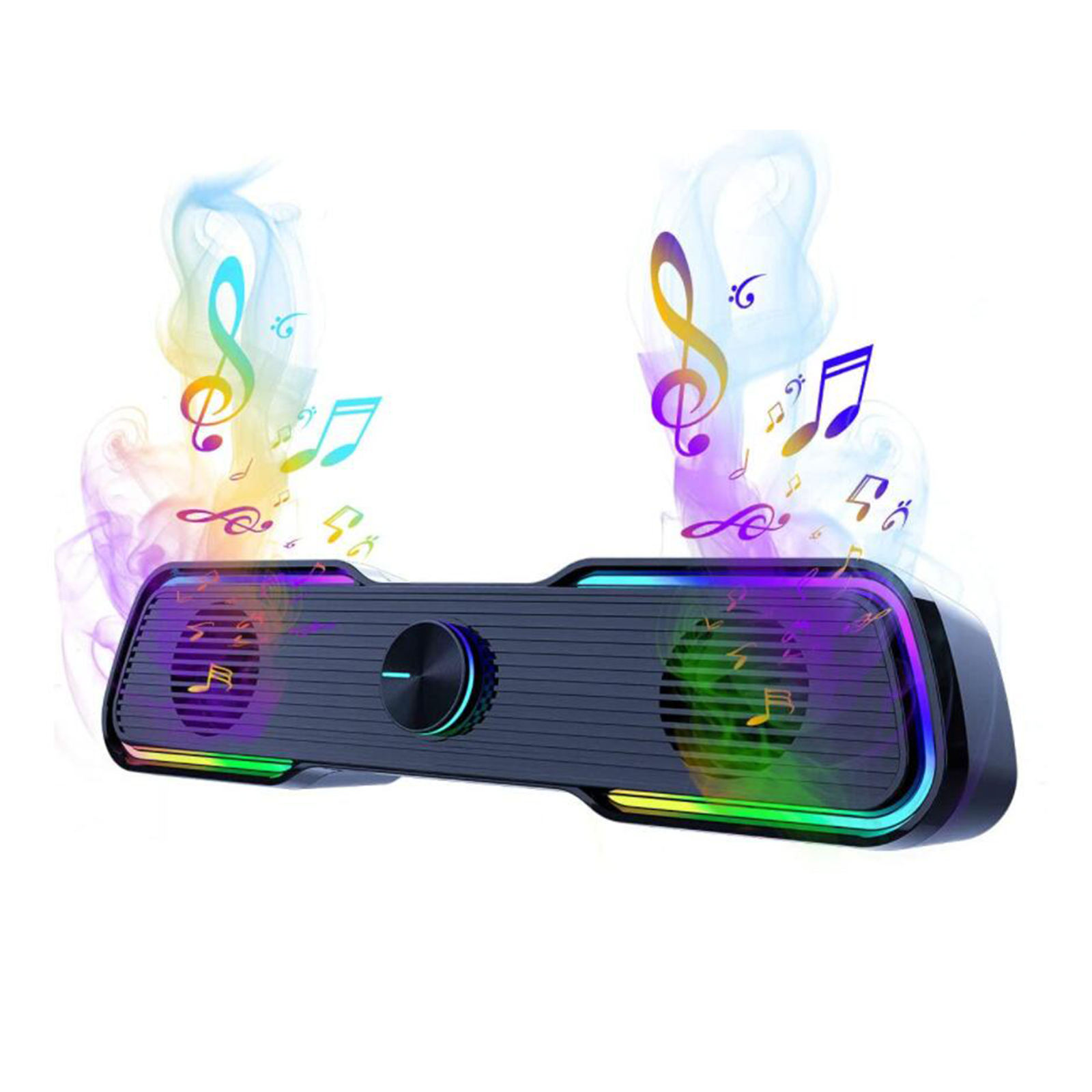 Speaker Hi-fi with Cable Volume Control Enhanced Sound Dual Channel Audio System Smart Sound Bar Gaming Speakers for Driver