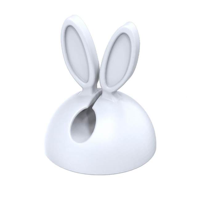 Support de câble de données de bureau, 3 pièces, oreille de lapin rose,  figurine d'action créative, mignon, casque, chargeur USB, Protection,  organisateur