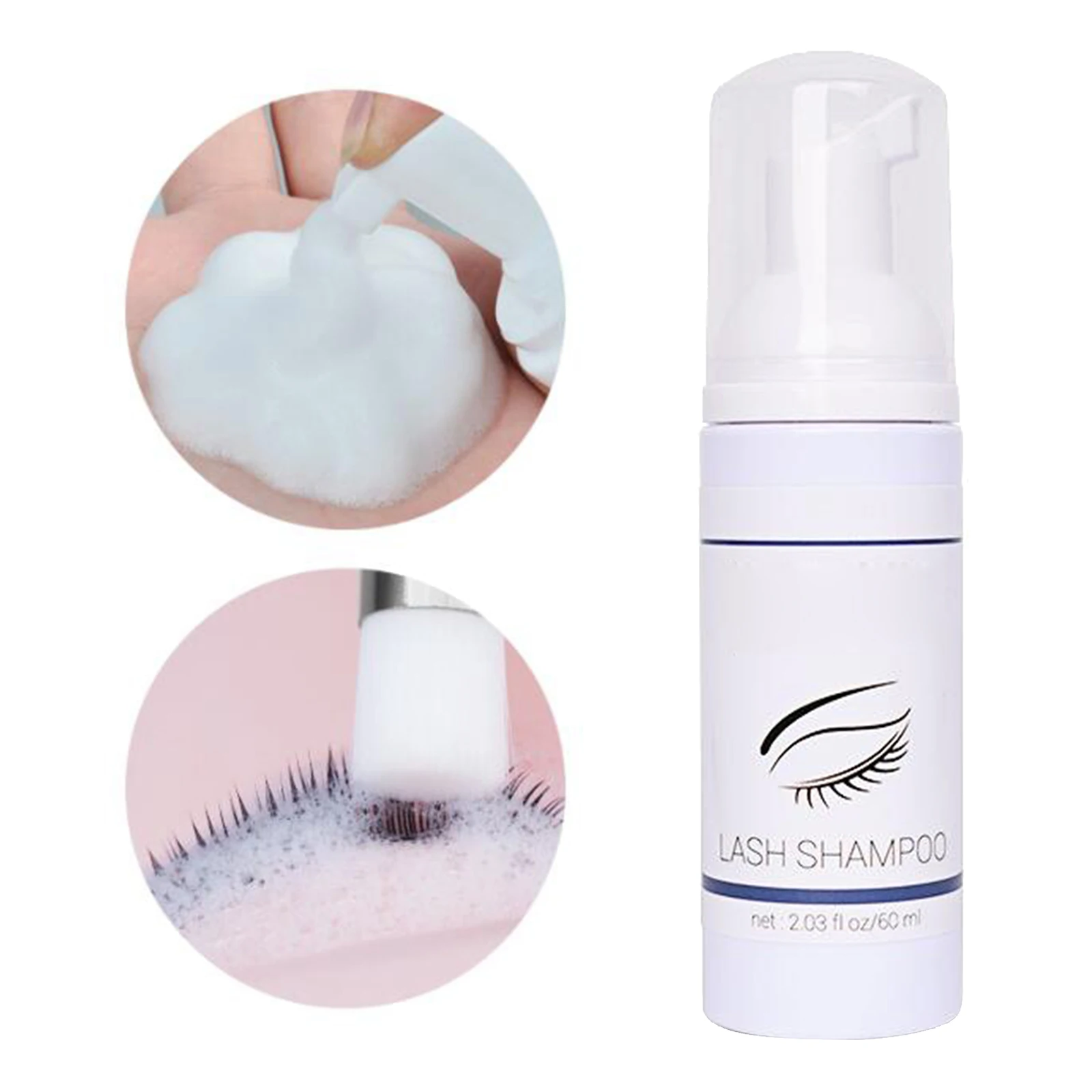 Eyelash Extension Cleanser Eyelid Foaming Cleanser Lash Foam Shampoo for
