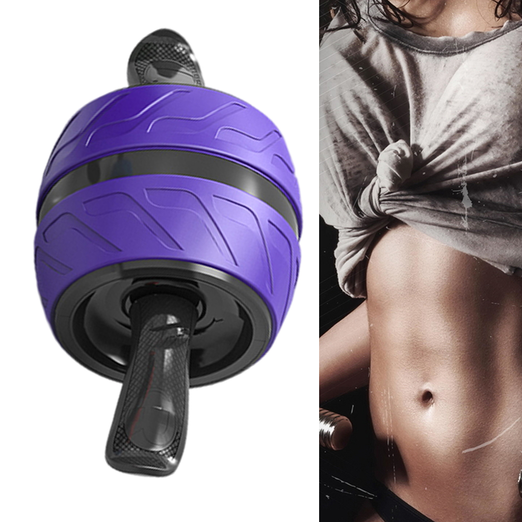 Wheel Automatic Abdominal Core Strength Exercise Ab Machine for Gym Outdoors Office Gift Men Living Room Bedroom