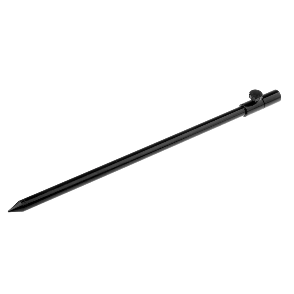 Black 30-50cm Aluminium Alloy Carp Coarse Fishing BankSticks Bank Sticks Rod Pod