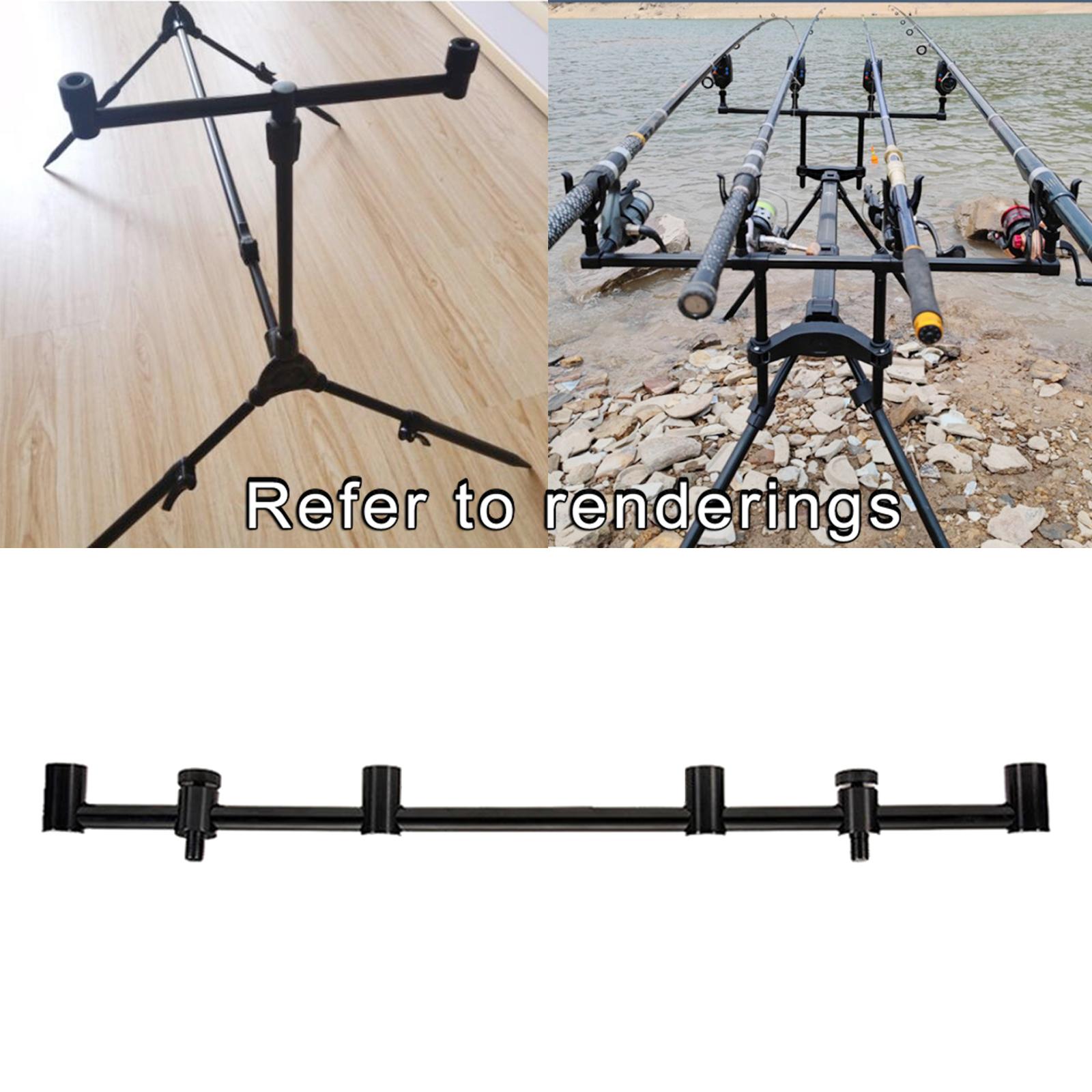 Durable Fishing Buzz Bar Bank Stick Bite Alarm Equipment Carp Fishing Rods Crossbar Bracket Rod Holder Accessories Tool Gear