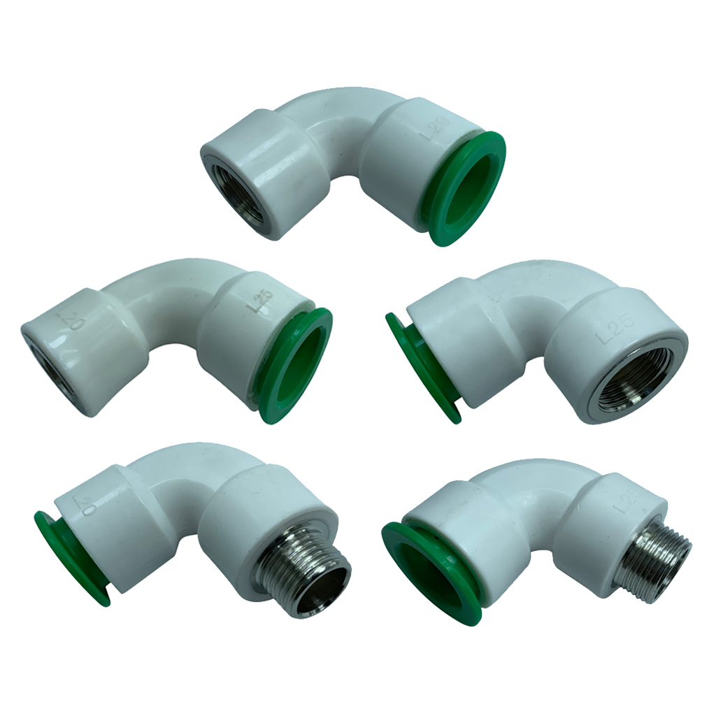 1pc PPR Tube Fittings Bending Quick Connector Plumbing Water Pipe Adapter