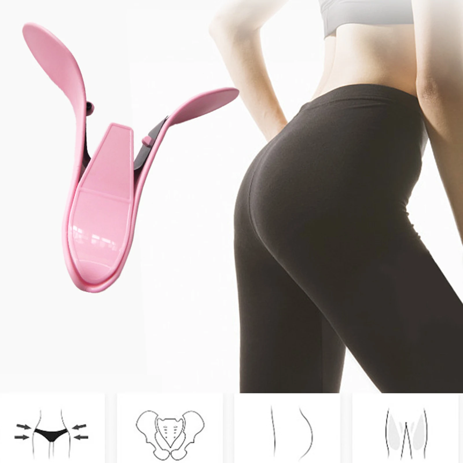 Beautiful Butt Clip Hip Trainer Clip Muscle Inner Thigh Buttock Exerciser