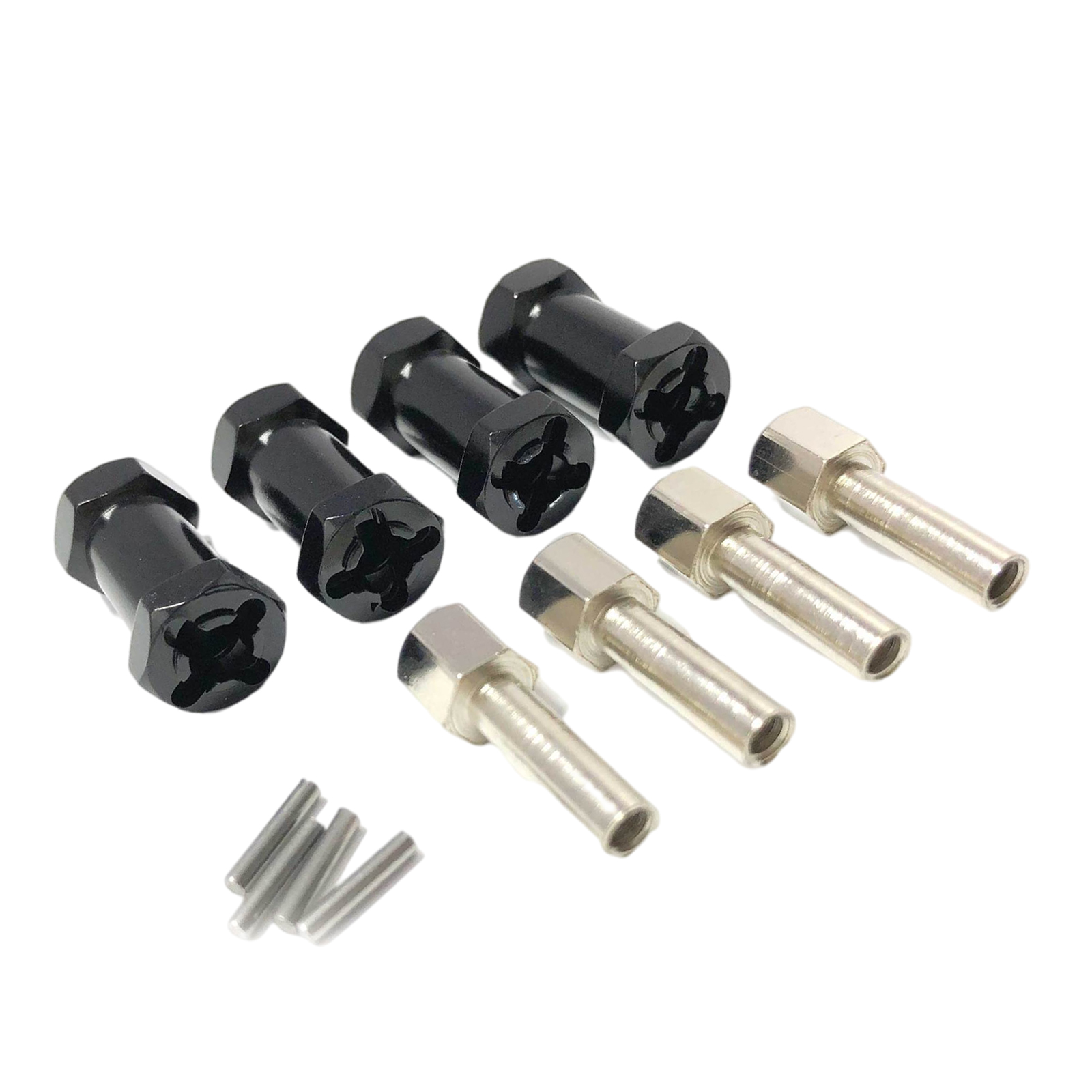 4pcs 15/20mm Wheel Hex Hub Adapter for Axial Scx10 D90 F350 1/10 RC Trucks