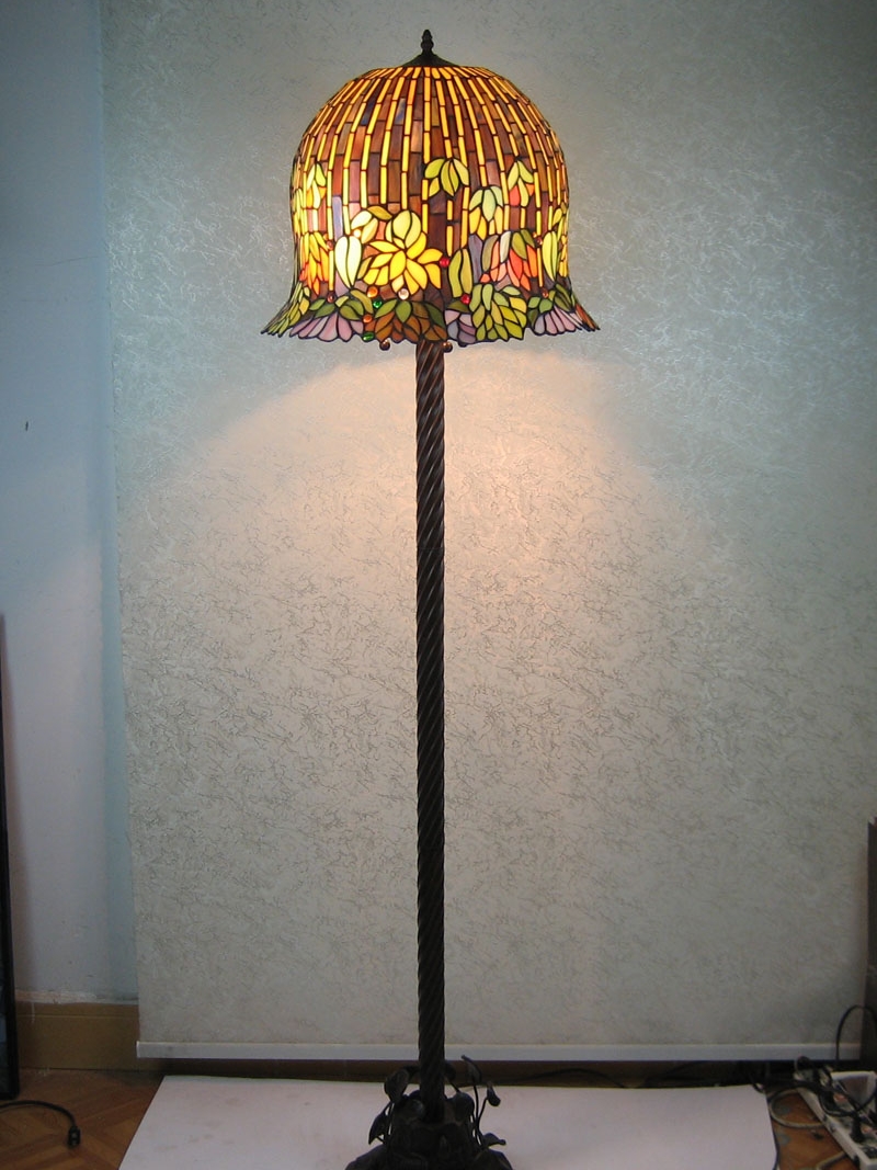 faux tiffany floor lamp