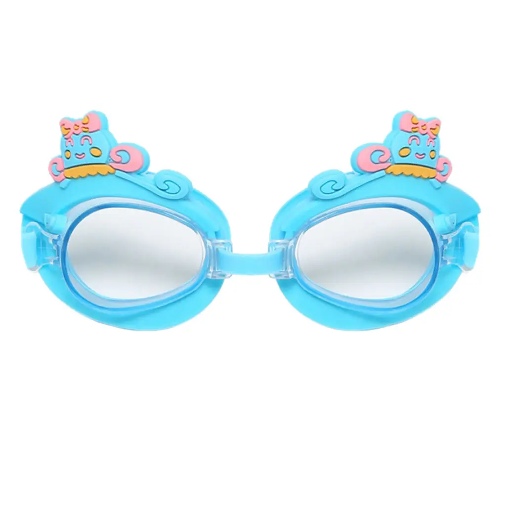 Kids Swimming Goggles Anti-Fog Waterproof Swim Glasses & Silicone Frame for Children - Select Colors