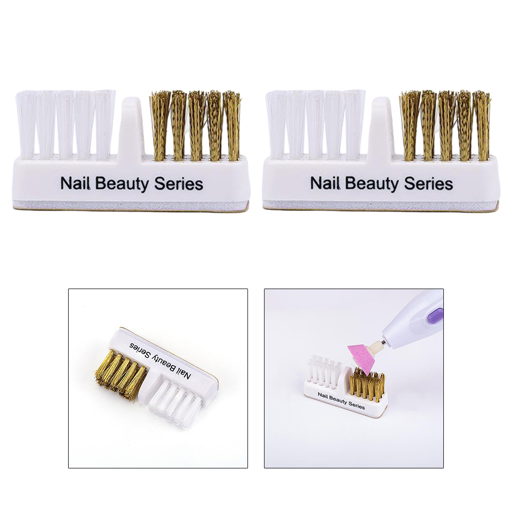 Steel Wire Brush Mini Drill Bits Cleaning Brush for Nail Drill Bit Art