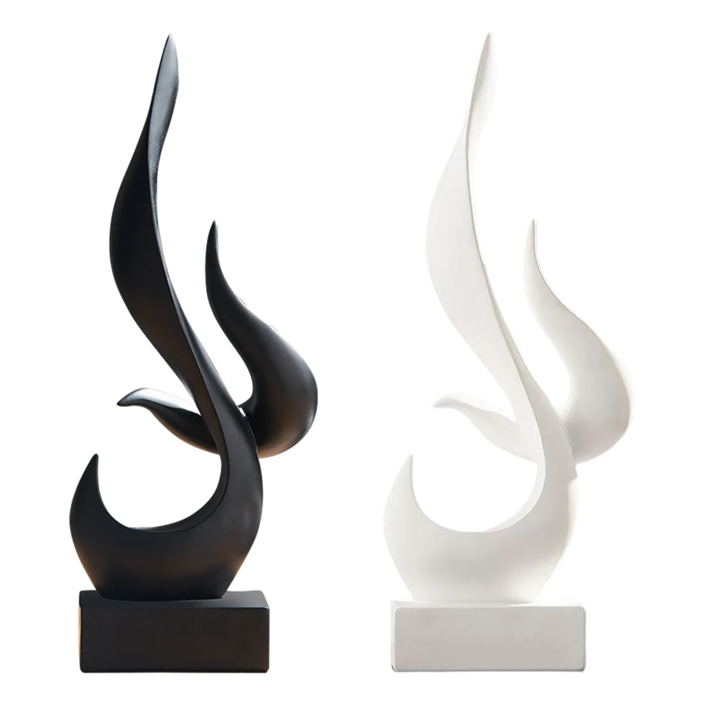 Abstract Minimalist Statue Resin Sculpture Art Figurines European Style Office Home Decoration Accessories