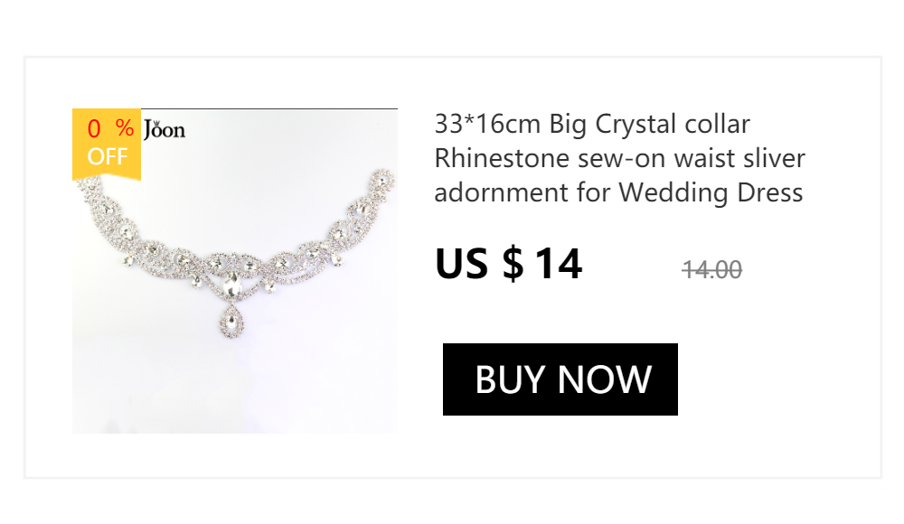 6,5x3,5 Zoll Gold Silber Kristall Kragen Strass Ausschnitt Schmuck Hochzeitskleid Rock Blinkende Kleidung Zubehör YL015 – Detail 8