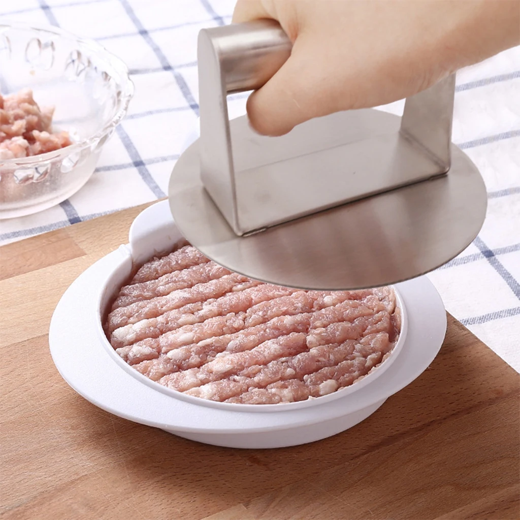 Grill Press Burger Smasher Bacon Press Meat Beef Grill Kitchen Bacon Press Meat Beef Grill for Pan Oven