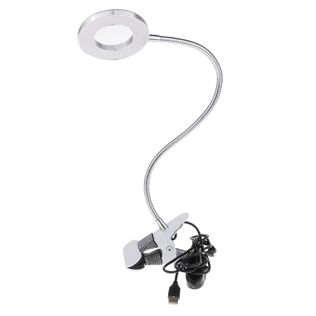 USB Makeup  LED Lamp Clip Adjustable Eyelash Manicure Light Salon Spa