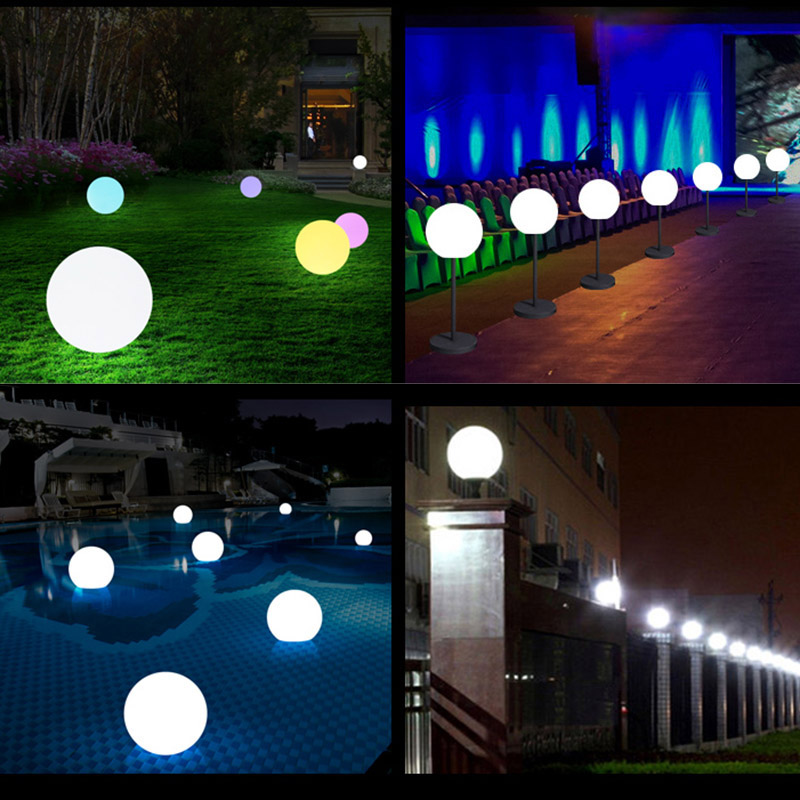 Mudança de Cor Venda Quente Energia Solar Bola Lâmpada - Constante Rgb Luz Recarregável Piscina Jardim Decoração Dropshipping Led 4 piscina jardim decoração luz dropshipping