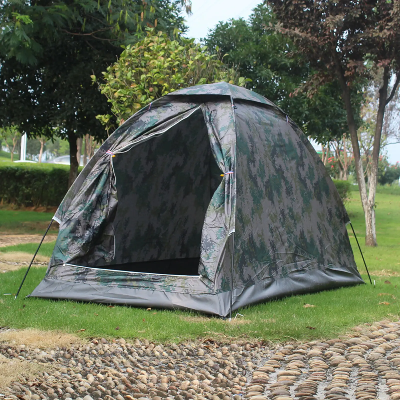 One Person Outdoor Camping Waterproof 4 Season Camouflage Hiking