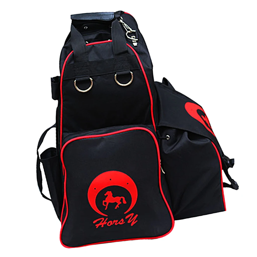 Equestrian Equipment Backpack Horse Riding Outfit Helmet Boots Storage Bags